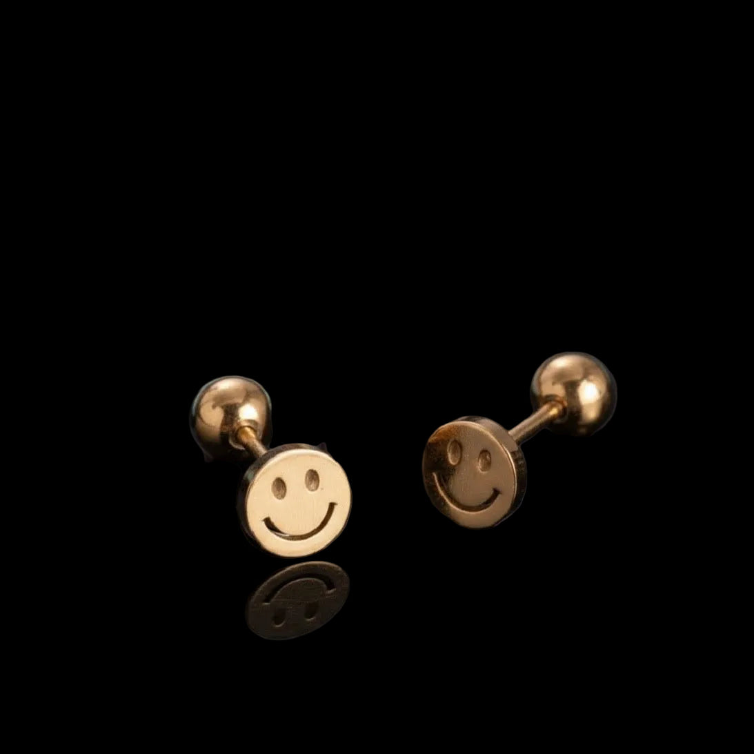 Smiley Face Studs