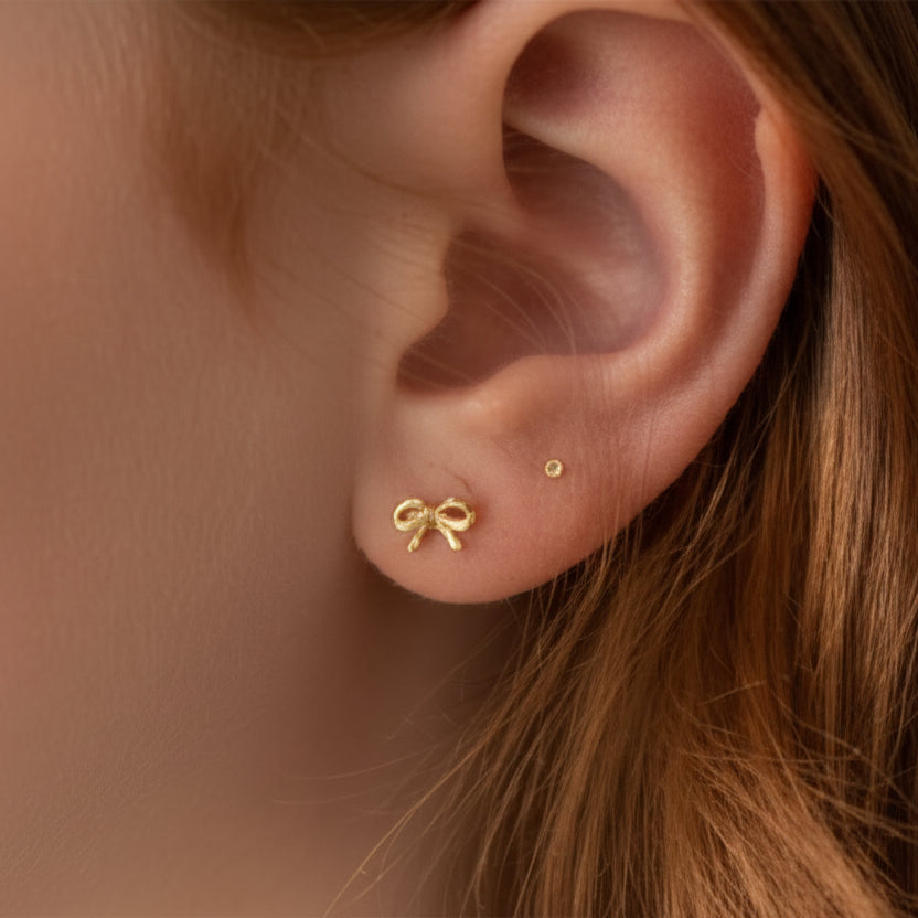 Mini Bowknot Screwbacks