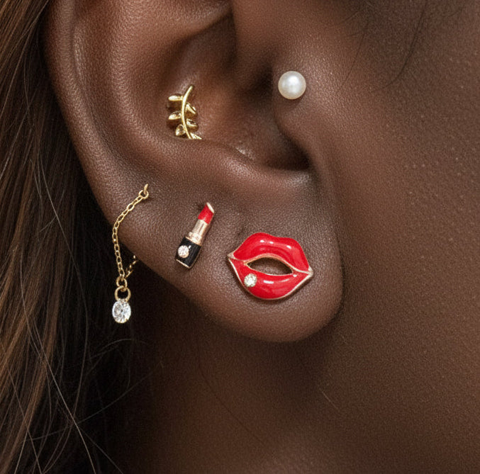 Lips/Lipstick Studs
