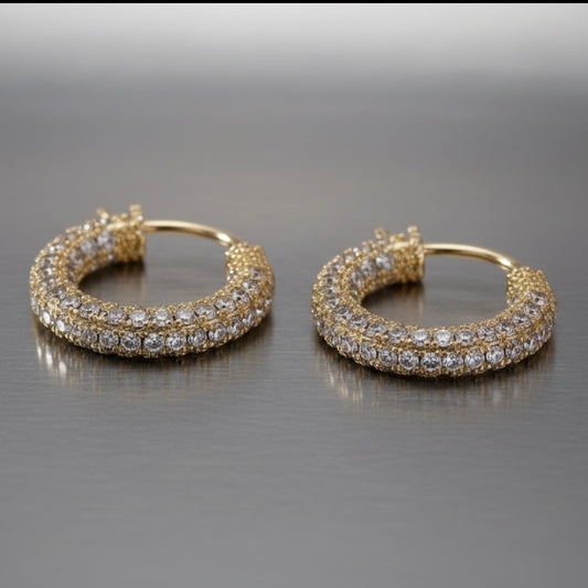 14mm Pavé Hoops