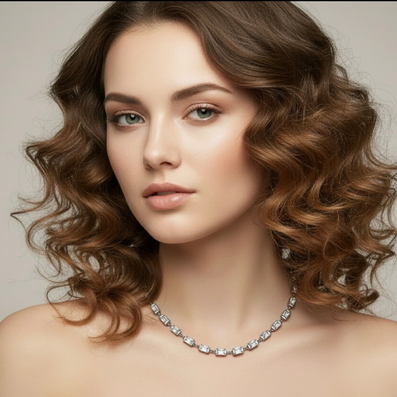 Crystal Tennis Necklace