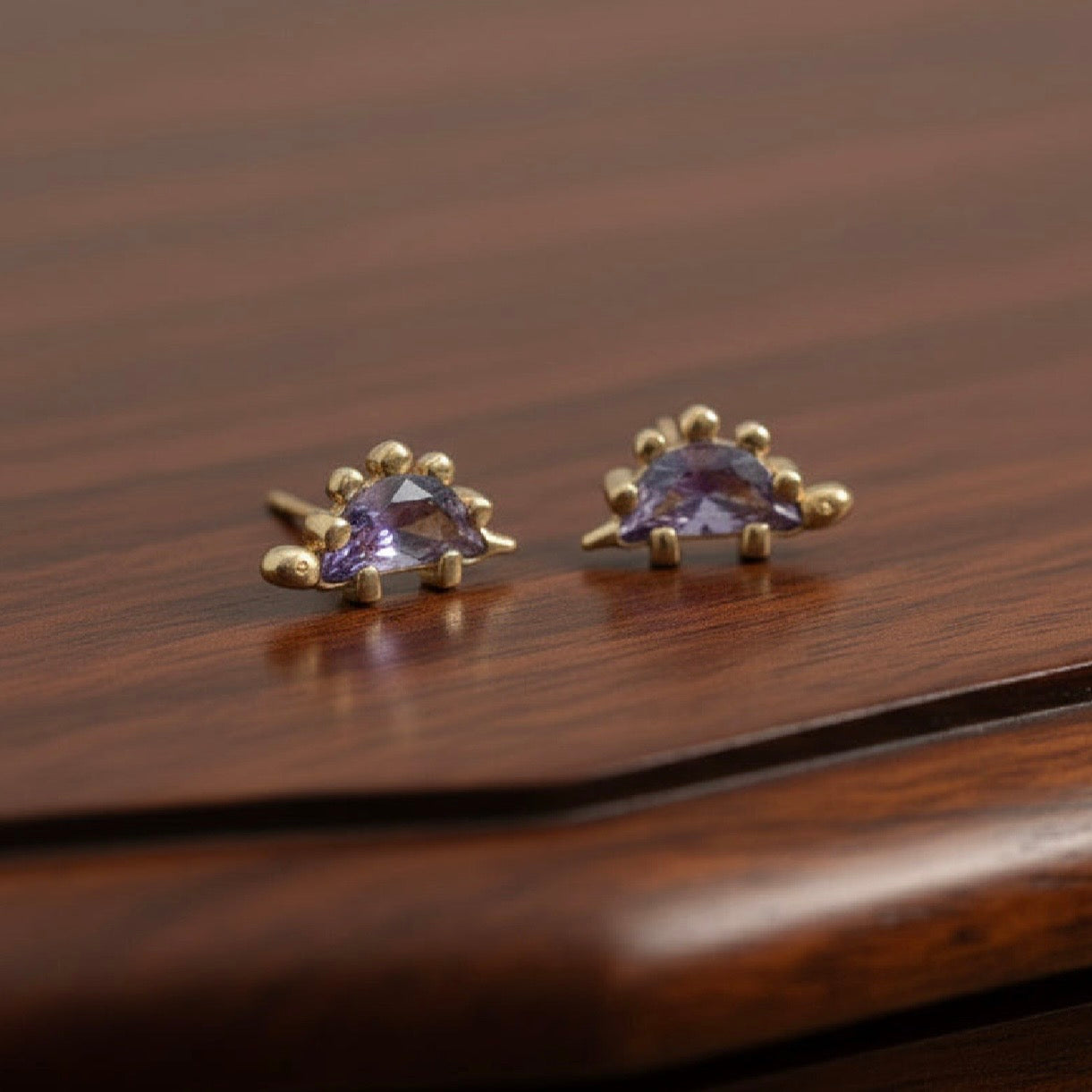 Purple Dino Studs