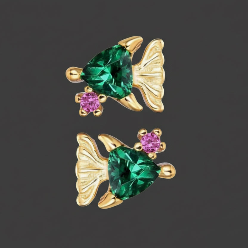 Fin-tastic Fish Studs