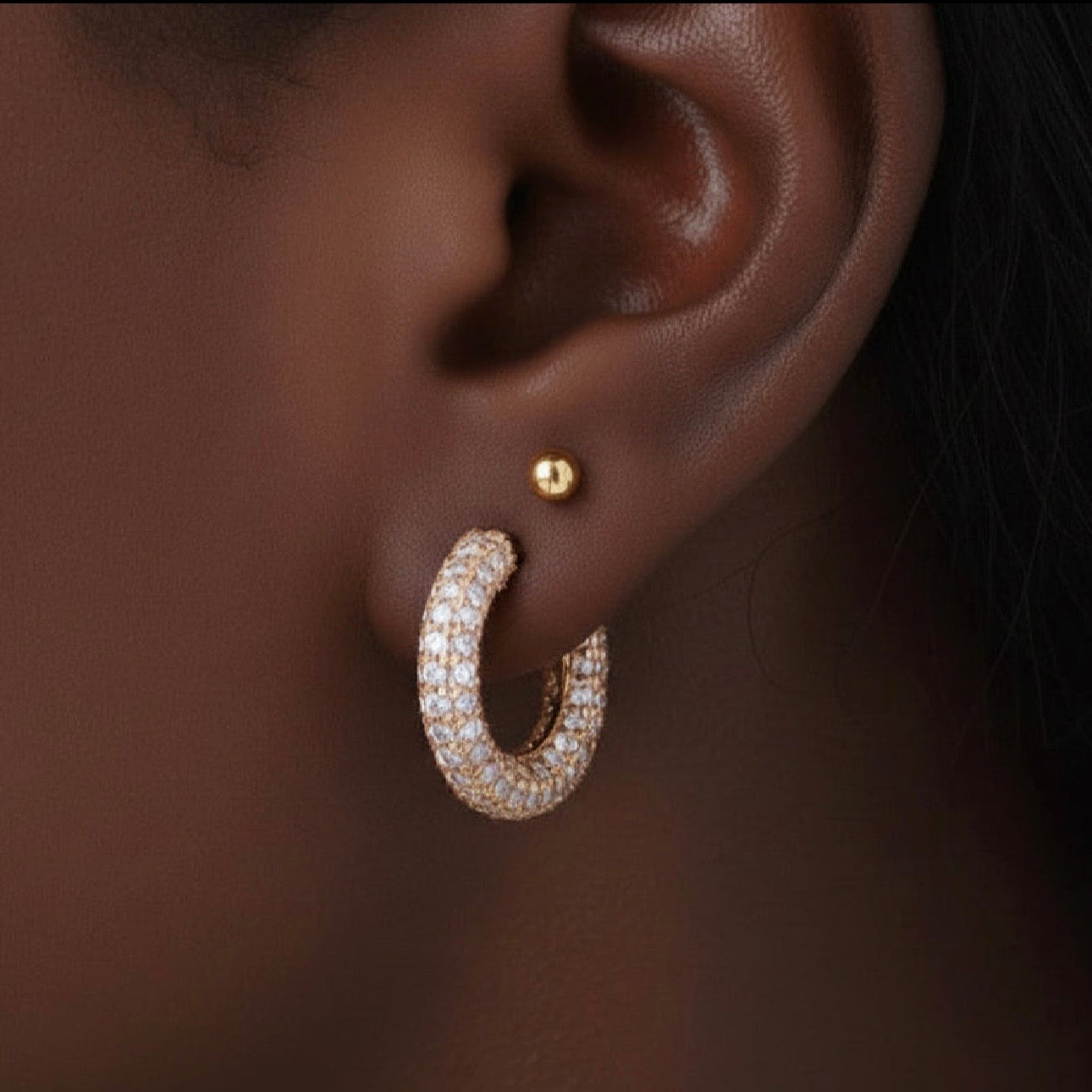 14mm Pavé Hoops