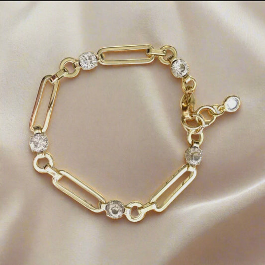 Paperclip Link Bracelet