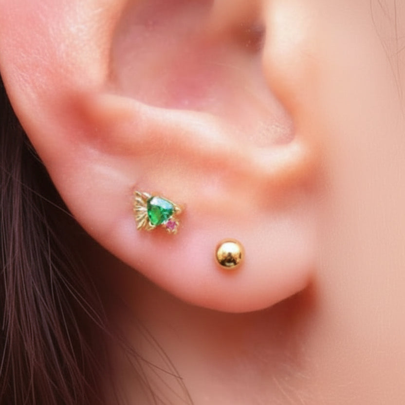 Fin-tastic Fish Studs